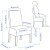 IKEA Обеденный стул BERGMUND Черный (ИКЕА БЕРГМУНД) 09386088 фото - 5