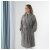 IKEA Халат ROCKAN L/XL 69x112 см Сірий (ИКЕА ROCKÅN) 50392029 фото - 3