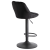 Барний стілець Mebel Elit EDA Welur Чорний ME.EDA/CZ/CZ/V/H фото - 3