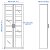 Витрина BRIMNES - 8 IKEA Витрина BRIMNES (ИКЕА БРИМНЕС) 90409872 фото - 8