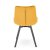 Обідній стілець поворотний Halmar K519 Гірчичний V-CH-K/519-KR-MUSZTARDOWY фото - 6