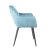 Обеденный стул Homla SHELTON Welur Бирюзовый - 3 Обеденный стул Homla SHELTON Welur Бирюзовый 218102 фото - 3