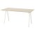IKEA Основа для столу регульована TROTTEN 140/160 Білий (ИКЕА ТРОТТЕН) 30474752 фото - 2