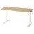 Письмовий стіл для роботи сидячи/стоячи MITTZON Дуб - 7 IKEA Письмовий стіл для роботи сидячи/стоячи MITTZON Дуб (ИКЕА МИЦОН) 89526853 фото - 7