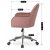 Офисное кресло Mebel Elit TOM Welur Розовый - 10 Офисное кресло Mebel Elit TOM Welur Розовый ME.TOM/R/CH/V/FO фото - 10