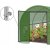 Парник теплиця Garden Line 10x5x2 м Зелений TUN5108 фото - 3