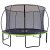 Батут с защитной сеткой Garden Line 374 см Черный TRA7642