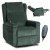 Кресло мягкое раскладное массажное с реклайнером Mebel Elit SEBASTIAN Velvet Зеленый ME.SEBASTIAN/Z/SZTR/FW