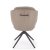 Обідній стілець поворотний Halmar K554 Попелястий V-CH-K/554-KR-POPIELATY фото - 6