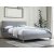 Кровать Signal Azurro Velvet | 160х200 / Светло-серый / Дуб (Bluvel 03) AZURROV160JSZD