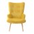 Кресло мягкое Homla MOSS Welur Желтый - 2 Кресло мягкое Homla MOSS Welur Желтый 157217 фото - 2