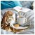 IKEA УЦЕНКА Поднос GLATTIS 38 см Золотой brak/70350113 фото - 5