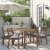 IKEA Комплект садових меблів ASKHOLMEN Дерево (ИКЕА АСХОЛЬМЕН) 09578252 фото - 3