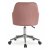 Офисное кресло Mebel Elit TOM Welur Розовый - 5 Офисное кресло Mebel Elit TOM Welur Розовый ME.TOM/R/CH/V/FO фото - 5