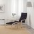IKEA Кресло-качалка с подставкой POANG Черный (ИКЕА ПОАНГ) 79484207 фото - 2