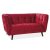 Диван Signal Castello 2 Velvet | Бордовый / Венге (Bluvel 59) CASTELLO2V59