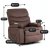 Крісло м'яке розкладне масажне з реклайнером Mebel Elit BRUCE Коричневий ME.BRUCE/BR/E/FW фото - 14