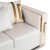 Диван Mebel Elit PALLAZO 2S Welur Кремовый ME.PALLAZO2S/KR/ZL/V/SOF фото - 4