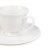 Чашка с блюдцем Homla JASMINE 130 мл Белый 221312 фото - 3