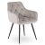 Обеденный стул Mebel Elit MODESTO Welur Серый ME.MODESTO/P/CZ/V/K
