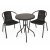 Комплект садовой мебели Favora BISTRO LORETTO Коричневый FL12036BR-1