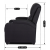 Кресло мягкое раскладное с реклайнером Mebel Elit Bobby Черный ME.BOBBY2/CZ/T/FW фото - 3