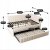 Раскладная кушетка Mebel Elit VILLEMO Boucle 120x200 см Кремовый ME.VILLEMO/120/90/KR/TB/LOZWYS фото - 8