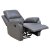 Кресло мягкое раскладное с реклайнером Signal Spencer 1 Skora Серый SPENCER1SSSZ фото - 3