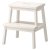 IKEA Табурет-сходи BEKVAM Білий (ИКЕА BEKVÄM) 40178888
