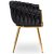 Обідній стілець Mebel Elit CAPI Welur Чорний ME.CAPI/CZ/ZL/V/K фото - 3