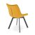 Обідній стілець поворотний Halmar K520 Гірчичний V-CH-K/520-KR-MUSZTARDOWY фото - 2