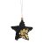 Ялинкова іграшка Duka Sequin Gwiazda 11 см | Золотий/Чорний 2220969 фото - 2