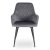 Обеденный стул Mebel Elit BRESSO Welur Серый ME.BRESSO/P/CZ/V/K фото - 2