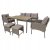 Комплект садових меблів Kontrast CAPRI Бежевий 5.05.27134