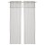 IKEA Штори MOALISA 145x300 см 2 шт Білий (ИКЕА МОАЛИС) 00499513