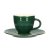Чашка з блюдцем Homla ELLIE 90 мл | Зелений Чашка з блюдцем Homla ELLIE 90 мл | Зелений 163584