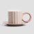 Чашка с блюдцем Homla YELLY 100 мл Бежевый 235719 фото - 2