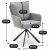 Обеденный стул поворотный Mebel Elit CITY Velvet Серый ME.CITY/P/SZTR/K фото - 7