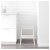IKEA Табурет-сходи BEKVAM Білий (ИКЕА BEKVÄM) 40178888 фото - 3