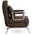 Кресло мягкое раскладное Mebel Elit BART Коричневый ME.BART/BR/T/FW фото - 3