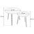 Комплект журнальных столов Kontrast SK122D 2 шт Белый 6.06.15192 фото - 6