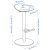 IKEA Барний табурет JANINGE Білий (ИКЕА JANINGE) 70246089 фото - 11
