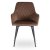 Обідній стілець Mebel Elit BRESSO Welur Коричневий ME.BRESSO/BR/CZ/V/K фото - 3
