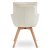 Обідній стілець поворотний Mebel Elit DIAS Boucle Кремовий ME.DIAS/KR/TB/K фото - 3