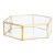 Шкатулка Homla GRAZIA 17x16x5 см | Золотой / Прозрачный 163141