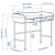 IKEA Письмовий стіл HAUGA Білий (ИКЕА ХАУГА) 90477677 фото - 11