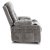 Крісло м'яке розкладне масажне з реклайнером Mebel Elit BOX Welur Сірий - 4 Крісло м'яке розкладне масажне з реклайнером Mebel Elit BOX Welur Сірий ME.BOX/P/V/FW фото - 4