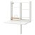 IKEA Складной настенный стол с полкой NORBERG Белый (ИКЕА НОРБЕРГ) 20497928