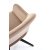 Обідній стілець поворотний Halmar K535 Бежевий V-CH-K/535-KR-BEŻOWY фото - 9
