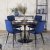Обеденный стул Mebel Elit PERU Welur Синий ME.PERU/GR/V/K фото - 5